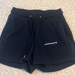 Navy blue Alphalete shorts